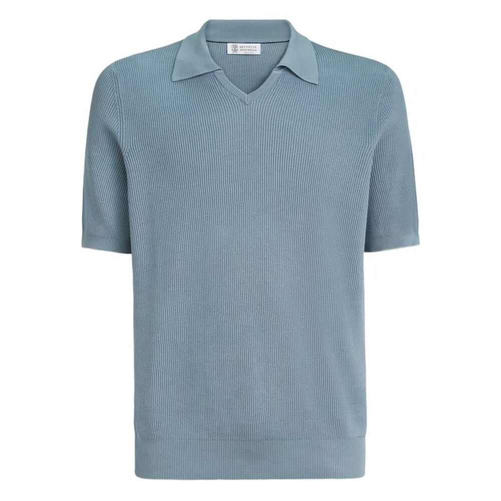 Brunello Cucinelli Blue T-Shirts & Vests - T-Shirts Men